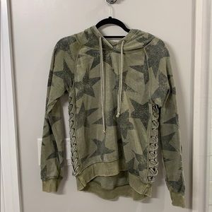 Army Green Star Sweatshirt